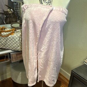 Brand new Soft Pink Terry Cloth Wrap